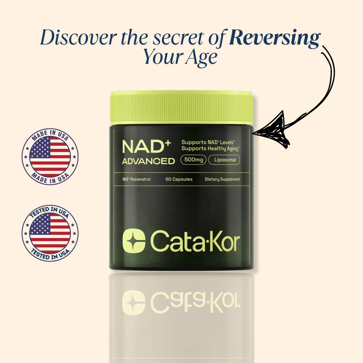 Flaurica® NAD+ Supplement with Resveratrol & Quercetin