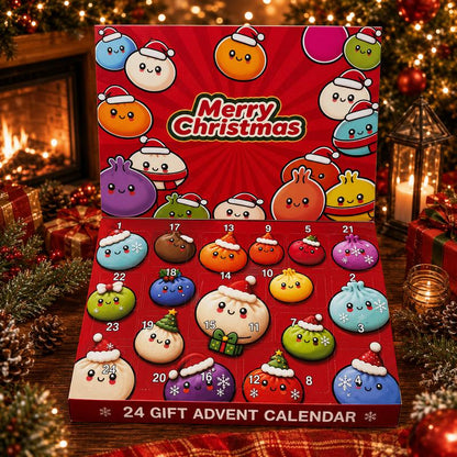 2026 Christmas Dumpling Squishy Advent Calendar - 24-Day Countdown