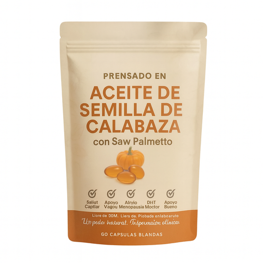 Aceite de Semilla de Calabaza – Cápsulas Blandas