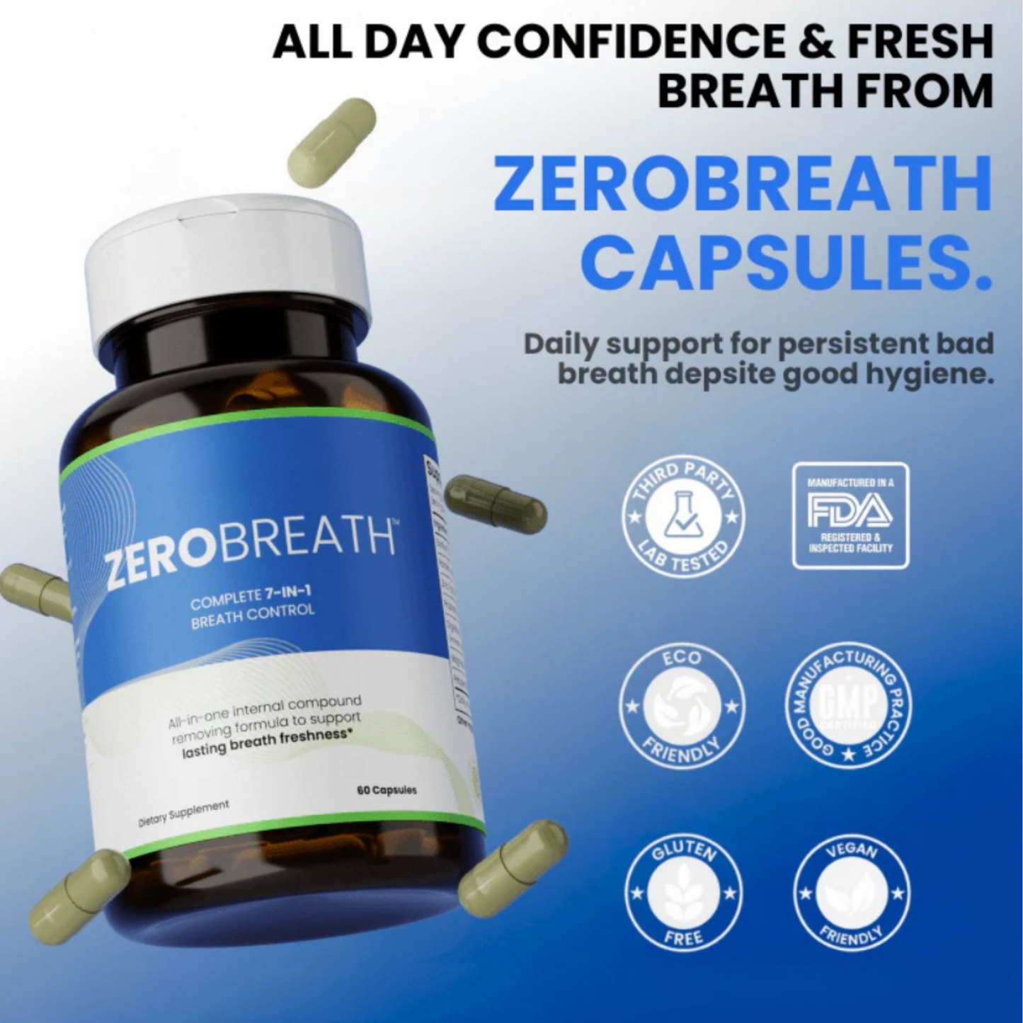 ZeroBreath™ - Stop Bad Breath From Within