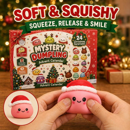 2026 Christmas Dumpling Squishy Advent Calendar - 24-Day Countdown