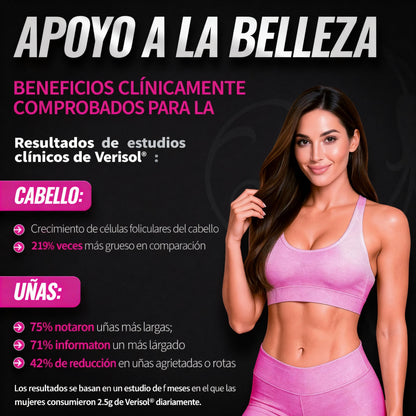 Bold Buns Creatina para mujeres - Brillo de la piel y salud capilar!